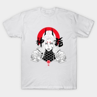 Vaporwave Samurai Japanese Warrior T-Shirt